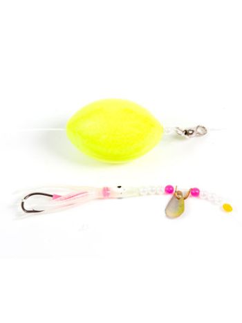 Flowing Luminous Selvlysene 2 Krogs Tungt Fladfiske Rig med Bom