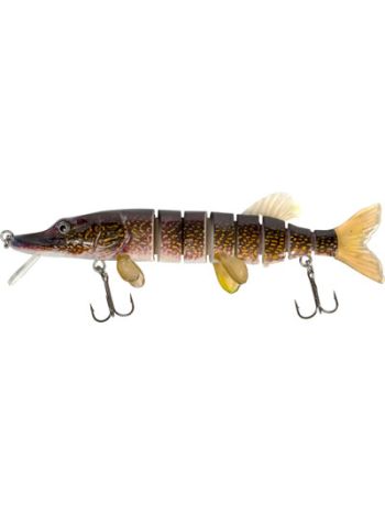 Living Pike med ske Mosebrun med gule små pletter