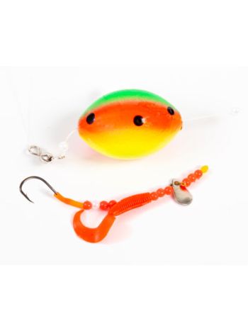 Flowing Parrot 2 Krogs Tungt Fladfiske Rig med Bom