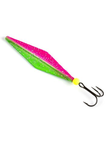Trout Kite Gennemløber Chartreuse grøn Pink sølv glitter