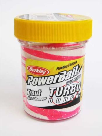 Powerbait Turbo Bubble Gum Rød Hvid