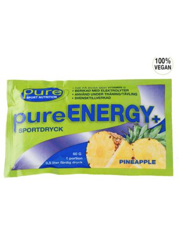 Pure Energy+ Pineapple Energidrik med Ananas smag